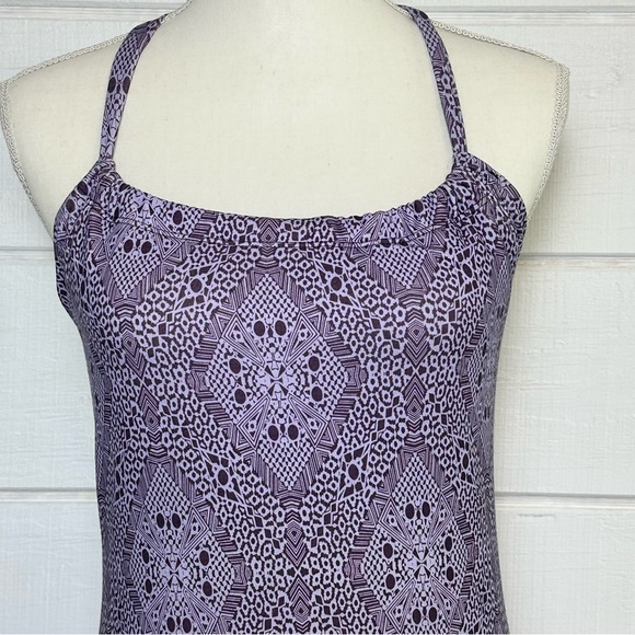 Prana Women's Dresses Prana Quinn Dress Sz XS Purple Outdoor Yoga Geometric - Picture 4 of 13
